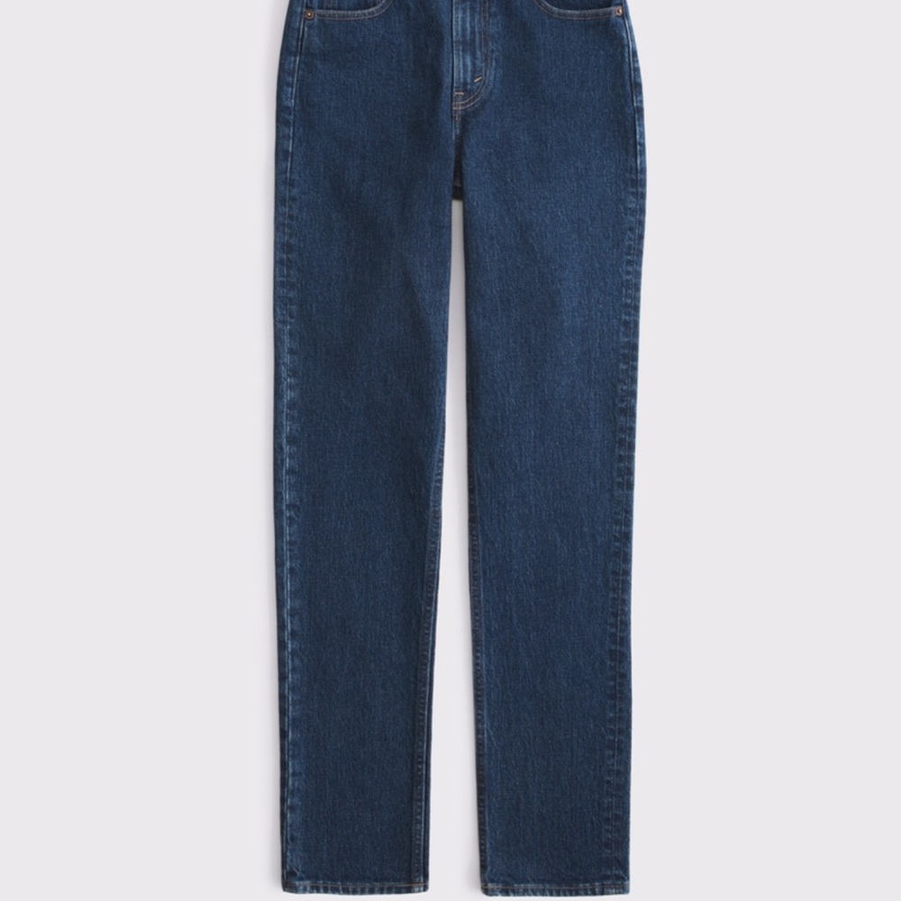 Abercrombie & Fitch Women's High Rise 90’s Jeans - Dark Blue Curve Love sz 24